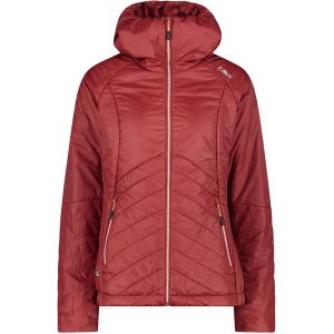 Kurtka puchowa damska z odpinanym kapturem CMP. Czerwone kurtki CMP, bez wzorów, z puchu, z kapturem. Za 508,50 zł.