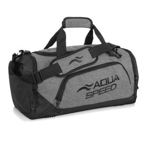 Torba treningowa AQUA-SPEED 35 l. Czarne torby podróżne i sportowe Aqua-Speed, bez wzorów, na ramię. Za 99,00 zł.