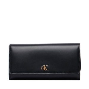 Portfel Calvin Klein. Czarne portfele Calvin Klein, bez wzorów. Za 329,99 zł.