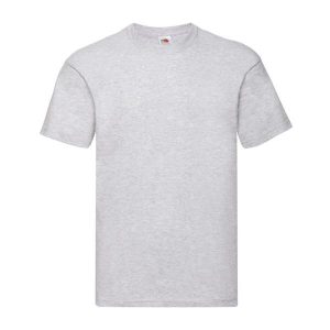 Koszulka Unisex Dla Dorosłych Original Heather. Szare bluzki FRUIT OF THE LOOM, xl, bez wzorów, sportowe, bez kołnierzyka, bez ramiączek. Za 45,99 zł.