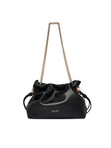 Liu Jo Torebka AA6099 E0958 Czarny. Czarne torebki klasyczne Liu Jo, bez wzorów, ze skóry, bez dodatków. Za 559,99 zł.