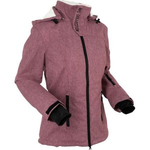 Kurtka funkcyjna outdoorowa z polarem "barankiem" bonprix bordowy melanż. Czerwone kurtki bonprix, melanż, z polaru. Za 239,99 zł.