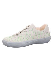 Legero Skórzane sneakersy "Fresh" w kolorze kremowym rozmiar: 38,5. Brązowe trampki Legero, bez wzorów, bez zapięcia. Za 342,60 zł.