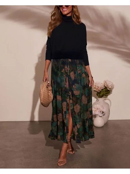 Milan Kiss Spódnica w kolorze zielonym rozmiar: S. Zielone spódnice Milan Kiss, s, bez wzorów, maxi. Za 139,54 zł.