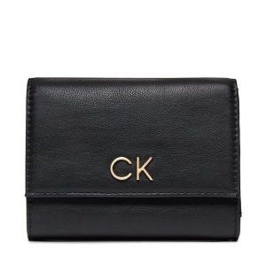 Portfel Calvin Klein. Czarne portfele Calvin Klein, bez wzorów. Za 179,99 zł.