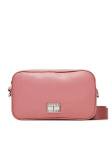 Tommy Jeans Torebka Tjw American Cool Camera Bag AW0AW17570 Różowy. Czerwone listonoszki Tommy Jeans, bez wzorów, z jeansu, bez dodatków. Za 269,99 zł.