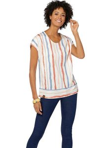 WITT WEIDEN Koszulka w kolorze kremowym rozmiar: 48. Brązowe bluzki WITT WEIDEN, bez wzorów, bez kołnierzyka, bez ramiączek. Za 48,95 zł.