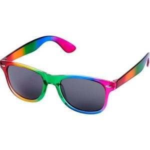 Damskie Tęczowe Okulary Przeciwsłoneczne Sun Ray. Czarne okulary przeciwsłoneczne BULLET. Za 26,99 zł.