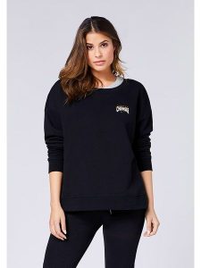 Chiemsee Bluza "Zwiko" w kolorze czarnym rozmiar: L. Czarne bluzy Chiemsee, l, bez wzorów, bez kaptura. Za 100,99 zł.