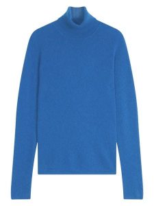 Perfect Cashmere Kaszmirowy golf "Bise" w kolorze niebieskim rozmiar: S. Niebieskie golfy Perfect Cashmere, bez wzorów, z kaszmiru. Za 347,99 zł.