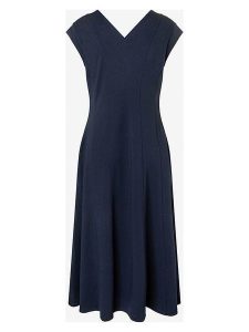 More & More Sukienka w kolorze granatowym rozmiar: 34. Niebieskie sukienki More & More, bez wzorów, bez kołnierzyka, bez ramiączek, midi. Za 198,56 zł.