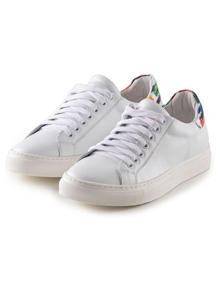 Anna Morellini Skórzane sneakersy "Orena" w kolorze białym rozmiar: 41. Białe trampki Anna Morellini, bez wzorów, bez zapięcia. Za 312,58 zł.