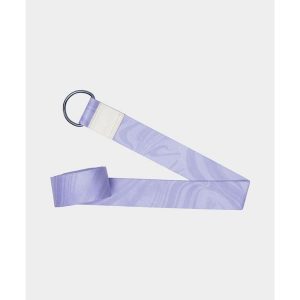 Pasek do jogi Yoga Design Lab - Lavender. Fioletowe paski YOGA DESIGN LAB, bez wzorów, sportowe. Za 89,99 zł.