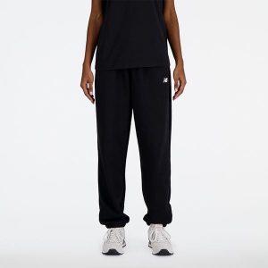 Spodnie damskie New Balance WP41500BK – czarne. Czarne spodnie z wysokim stanem New Balance, bez wzorów, z bawełny, z podwyższonym stanem. Za 249,99 zł.
