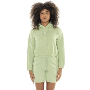 Bluza z kaptur na co dzień na siłownię. Czerwone bluzy LEONE 1947 APPAREL, bez wzorów, z bawełny, bez kaptura. W wyprzedaży za 134,57 zł.