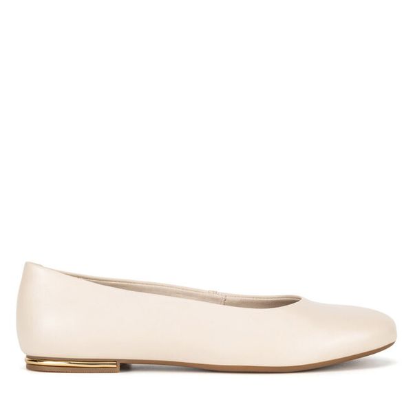 Baleriny Lasocki. Brązowe balerinki Lasocki, bez wzorów, bez obcasa, bez zapięcia. Za 149,99 zł.