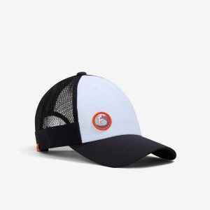 Czapka z daszkiem w stylu trucker do siatkówki plażowej Copaya BV Cap. Czapki KIPSTA, bez wzorów, z materiału, sportowe. Za 49,99 zł.