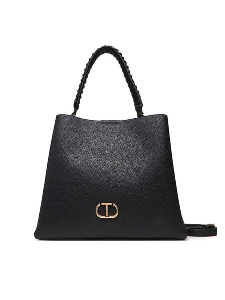 TWINSET Torebka 251TD8062 Czarny. Czarne torebki klasyczne Twinset, bez wzorów, ze skóry, bez dodatków. Za 589,99 zł.