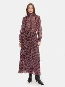 Lola Casademunt by Maite Sukienka codzienna MF2516005 Bordowy Regular Fit. Czerwone kombinezony Lola Casademunt by Maite, na co dzień, m, bez wzorów, z syntetyku, bez kołnierzyka, bez ramiączek, proste. Za 499,99 zł.