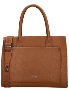 Charm Torebka w kolorze jasnobrązowym - 40 x 32 x 13 cm rozmiar: onesize. Brązowe torebki klasyczne Charm, bez wzorów, z materiału, przez ramię, bez dodatków. Za 196,24 zł.