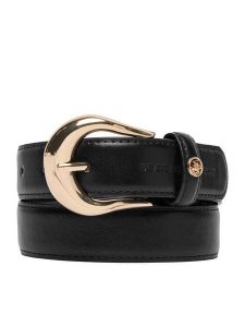 Beverly Hills Polo Club Pasek CEO-BHPC-W2-001-SS26 Czarny. Czarne paski Beverly Hills Polo Club, bez wzorów, z materiału. Za 59,99 zł.