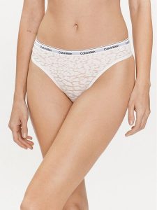 Calvin Klein Underwear Figi brazylijskie 000QD5233E Biały. Białe figi Calvin Klein Underwear, bez wzorów, z syntetyku. Za 89,99 zł.