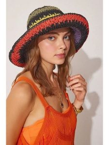 Lucky Bees Kapelusz przeciwsłoneczny ze wzorem rozmiar: onesize. Kapelusze Lucky Bees, bez wzorów, z materiału. Za 73,99 zł.