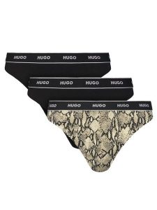 HUGO Komplet 3 par stringów 50495870 Kolorowy. Komplety bielizny Hugo, bez wzorów, z bawełny. Za 129,99 zł.