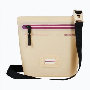 Saszetka American Tourister Colourdry S. Brązowe nerki i saszetki AMERICAN TOURISTER, bez wzorów, z nylonu. Za 119,99 zł.