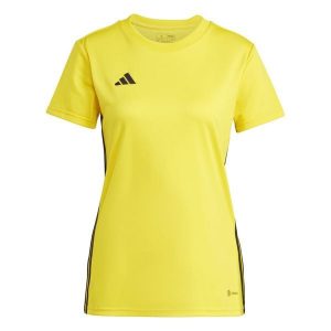 Koszulka damska adidas Tabela 23 Jersey. Czarne bluzki ADIDAS, l, bez wzorów, z jersey, sportowe, bez kołnierzyka, bez ramiączek. Za 62,00 zł.