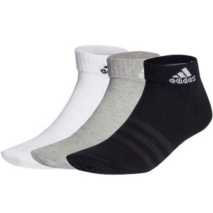 Skarpety adidas Thin and Light Ankle Socks 3P. Białe skarpetki ADIDAS, bez wzorów. Za 49,00 zł.