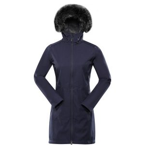ALPINE PRO Damska kurtka softshell Ibora, niebieska, S. Niebieskie kurtki Alpine Pro, s, bez wzorów, z softshellu, bez kaptura. Za 369,99 zł.