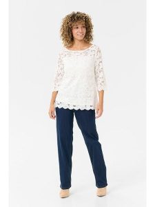 Cream Bluzka w kolorze kremowym rozmiar: M. Brązowe bluzki Cream, m, bez wzorów, z koronki, bez kołnierzyka, bez ramiączek. Za 131,74 zł.