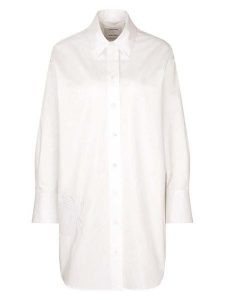 Seidensticker Tunika w kolorze białym rozmiar: 38. Białe tuniki Seidensticker, na co dzień, bez wzorów, z bawełny, bez kołnierzyka, bez ramiączek. Za 212,45 zł.