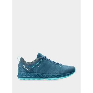 Buty turystyczne damskie AKU Rapida Evo GTX. Niebieskie buty trekkingowe Aku, bez zapięcia. Za 389,00 zł.