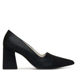 Czółenka HÖGL. Niebieskie czółenka HÖGL, bez wzorów, bez obcasa, bez zapięcia. Za 699,99 zł.