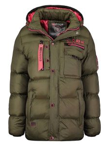 Geographical Norway Kurtka pikowana "Citernier" w kolorze khaki rozmiar: XXL. Brązowe kurtki Geographical Norway, xxl, bez wzorów, bez kaptura. Za 229,46 zł.