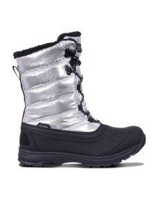 Icepeak Śniegowce Alma 75269 100 I Srebrny. Szare buty zimowe Icepeak, z materiału, bez obcasa, bez zapięcia. Za 879,99 zł.