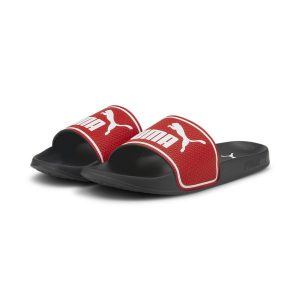 Klapki unisex PUMA Leadcat 2.0. Czarne klapki Puma, bez wzorów, z materiału, bez obcasa. Za 232,00 zł.