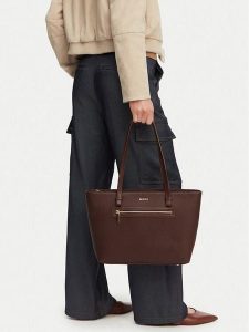 MEXX Torebka CEO-MEXX-S-010-10 Brązowy. Brązowe shopper bag Mexx, bez wzorów, ze skóry, bez dodatków. Za 229,99 zł.