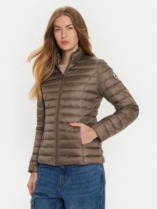 Jott Kurtka puchowa Cha P000WDOW02 Beżowy Slim Fit. Brązowe kurtki Jott, l, bez wzorów, z puchu, bez kaptura. Za 569,99 zł.