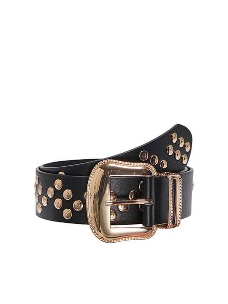 ONLY Pasek w kolorze czarnym rozmiar: 90. Czarne paski ONLY, bez wzorów, z materiału. Za 86,99 zł.