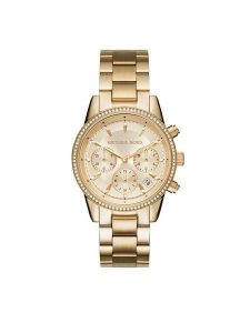 Michael Kors Zegarek Ritz MK6356 Złoty. Żółte zegarki Michael Kors. Za 769,99 zł.