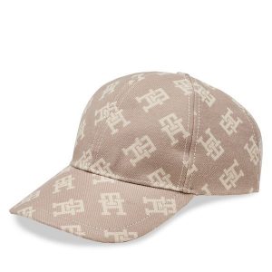 Czapka z daszkiem Tommy Hilfiger. Szare czapki TOMMY HILFIGER, bez wzorów. Za 149,99 zł.