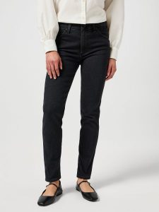 DAMSKIE SPODNIE WRANGLER PIPER SMOKEY 112356403. Jeansy Wrangler, bez wzorów, z jeansu. Za 209,99 zł.