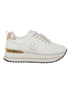 Patrizia Pepe Sneakersy w kolorze białym rozmiar: 35. Białe trampki Patrizia Pepe, bez wzorów, bez zapięcia. Za 382,99 zł.