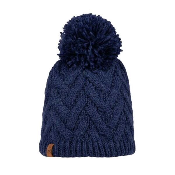 BUFF GORRO HAT CARYN - dzianinowa czapka zimowa azul denim. Niebieskie czapki Buff, bez wzorów, z denimu. Za 136,65 zł.