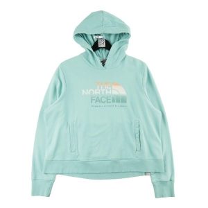 Second life - Damska bluza z kapturem TNF turkusowa - Jak nowy. Niebieskie bluzy The North Face, bez wzorów, z kapturem. Za 127,76 zł.