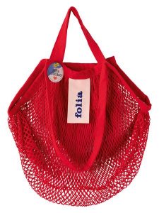 Folia PAPER Shopper bag w kolorze czerwonym - 44 x 44 x 0,50 cm rozmiar: onesize. Czerwone shopper bag folia PAPER, bez wzorów, z materiału, na ramię, bez dodatków. Za 49,95 zł.