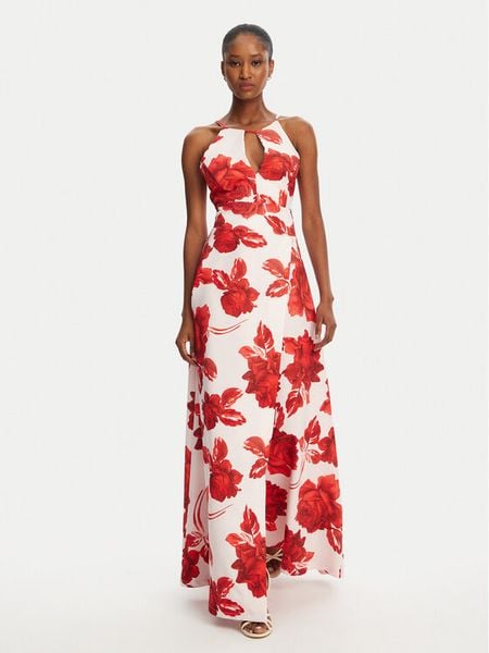 Artigli Sukienka wieczorowa ACAB002404 325 Biały Regular Fit. Białe sukienki Artigli, bez wzorów, z syntetyku, wizytowe, bez kołnierzyka, bez ramiączek. Za 569,99 zł.